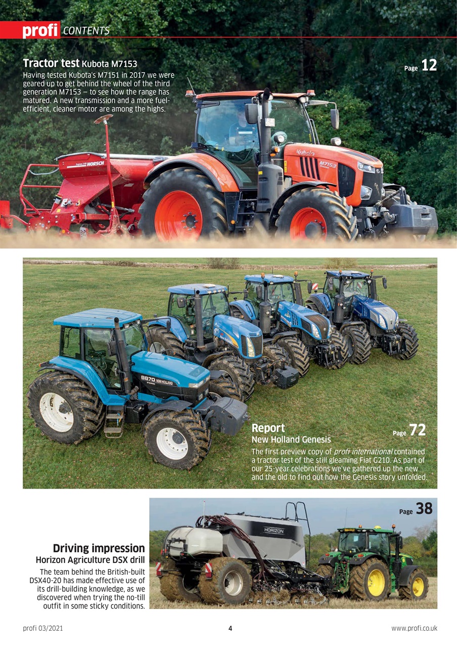 Profi International Preview Pages