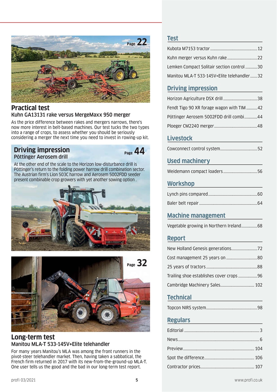 Profi International Preview Pages