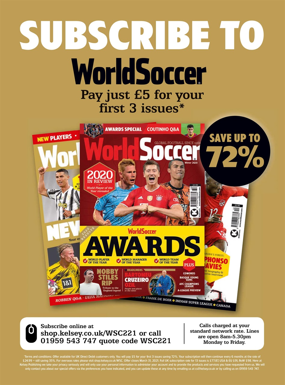 World Soccer Presents Preview Pages