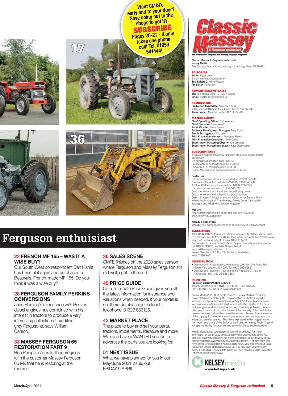 Classic Massey Preview Pages