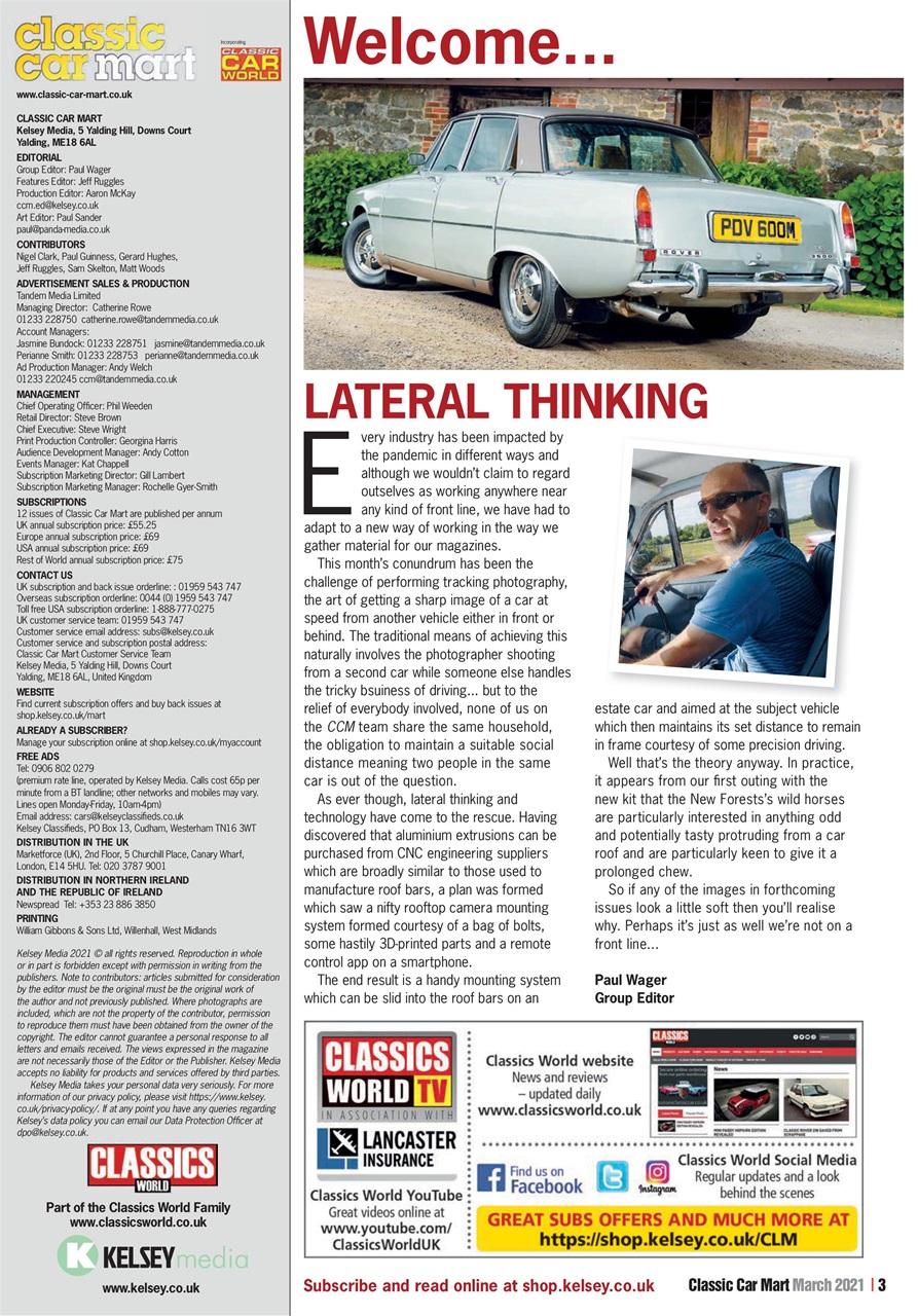 Classic Car Mart Preview Pages