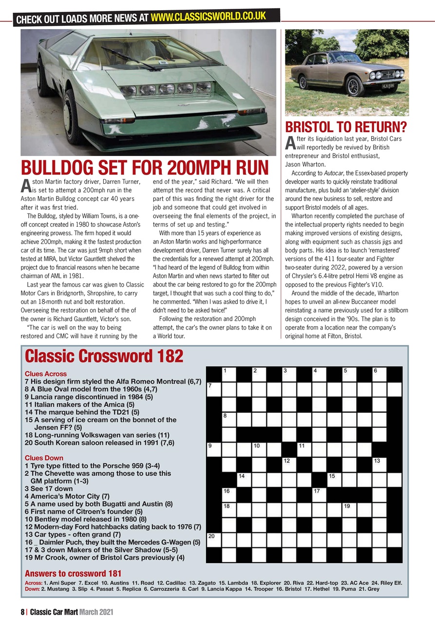 Classic Car Mart Preview Pages