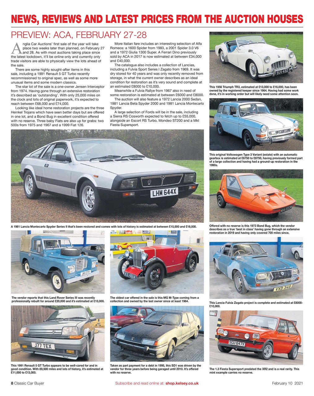 Classic Car Buyer Preview Pages