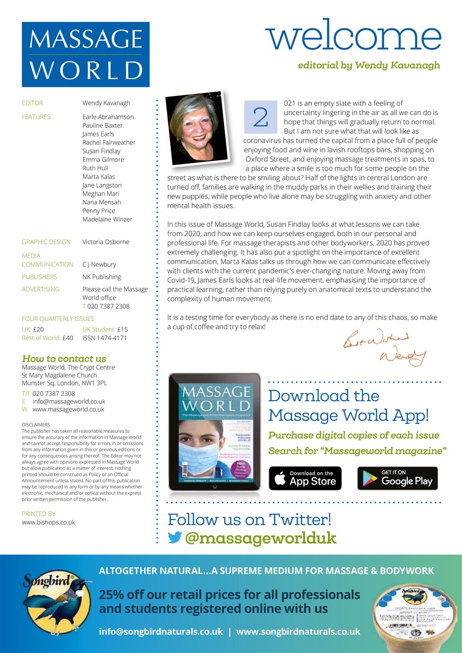 Massage World Preview Pages