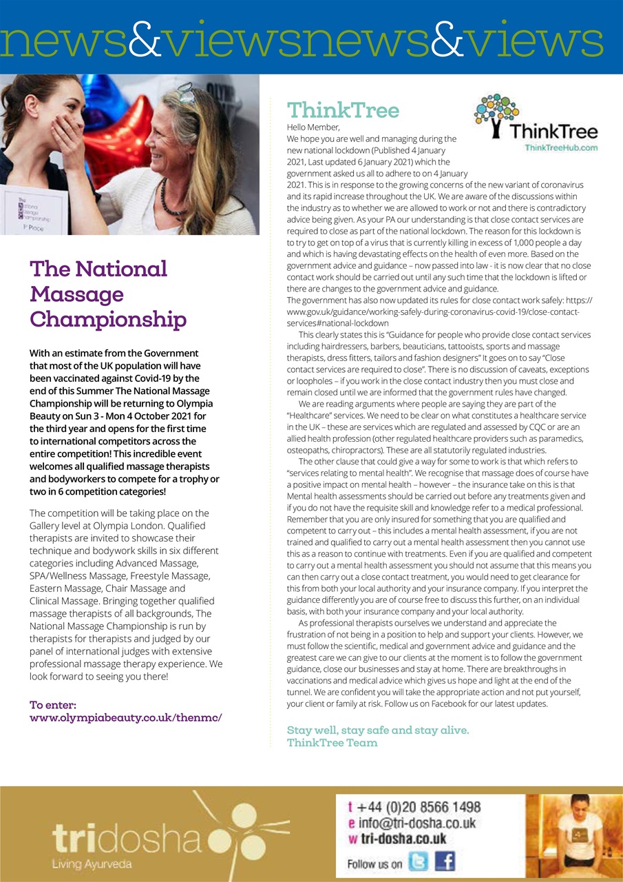 Massage World Preview Pages