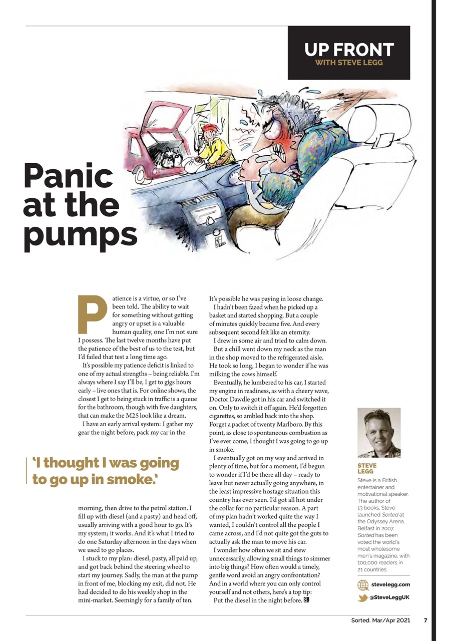 Sorted Magazine – The men's mag with morals Preview Pages