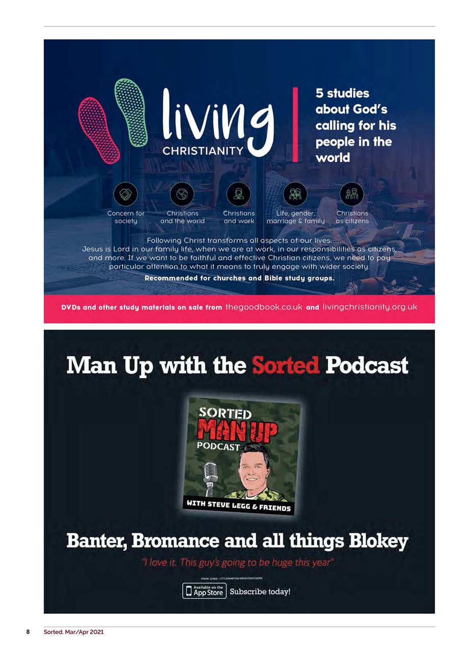 Sorted Magazine – The men's mag with morals Preview Pages