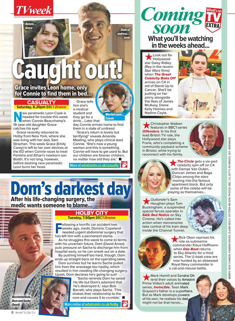 What's on TV Preview Pages