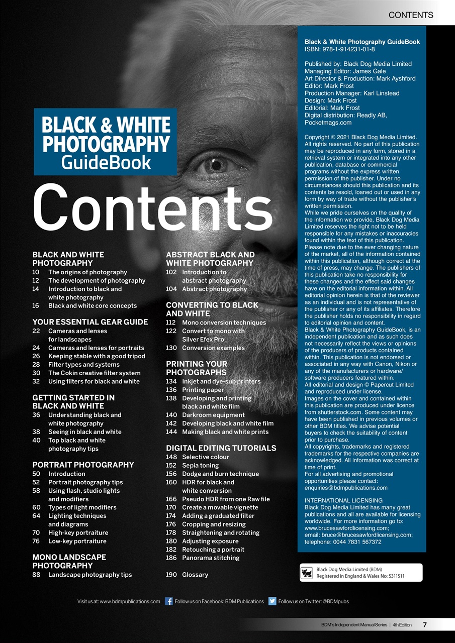 Black & White Photography The Complete Manual Preview Pages