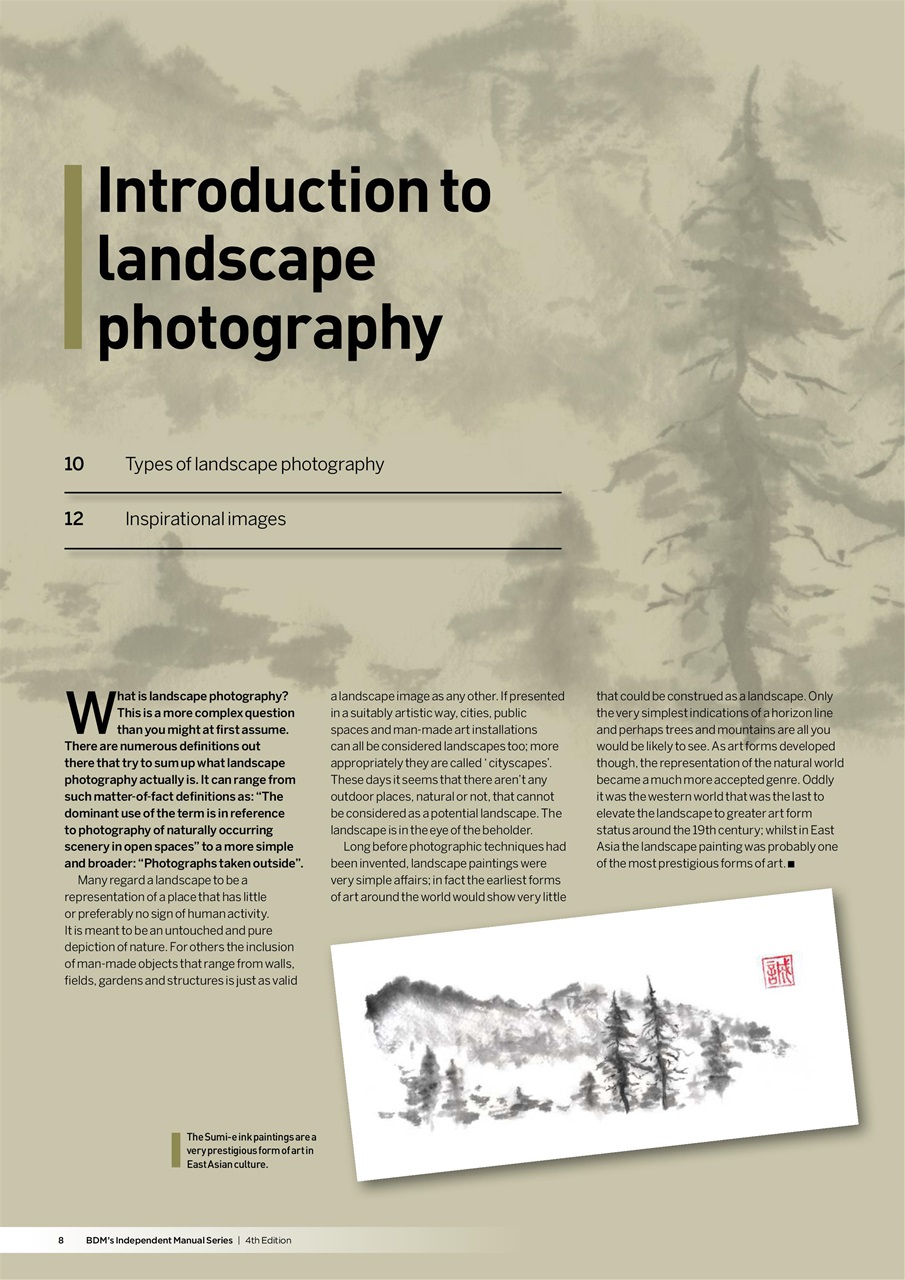 Landscape Photography Guidebook Preview Pages