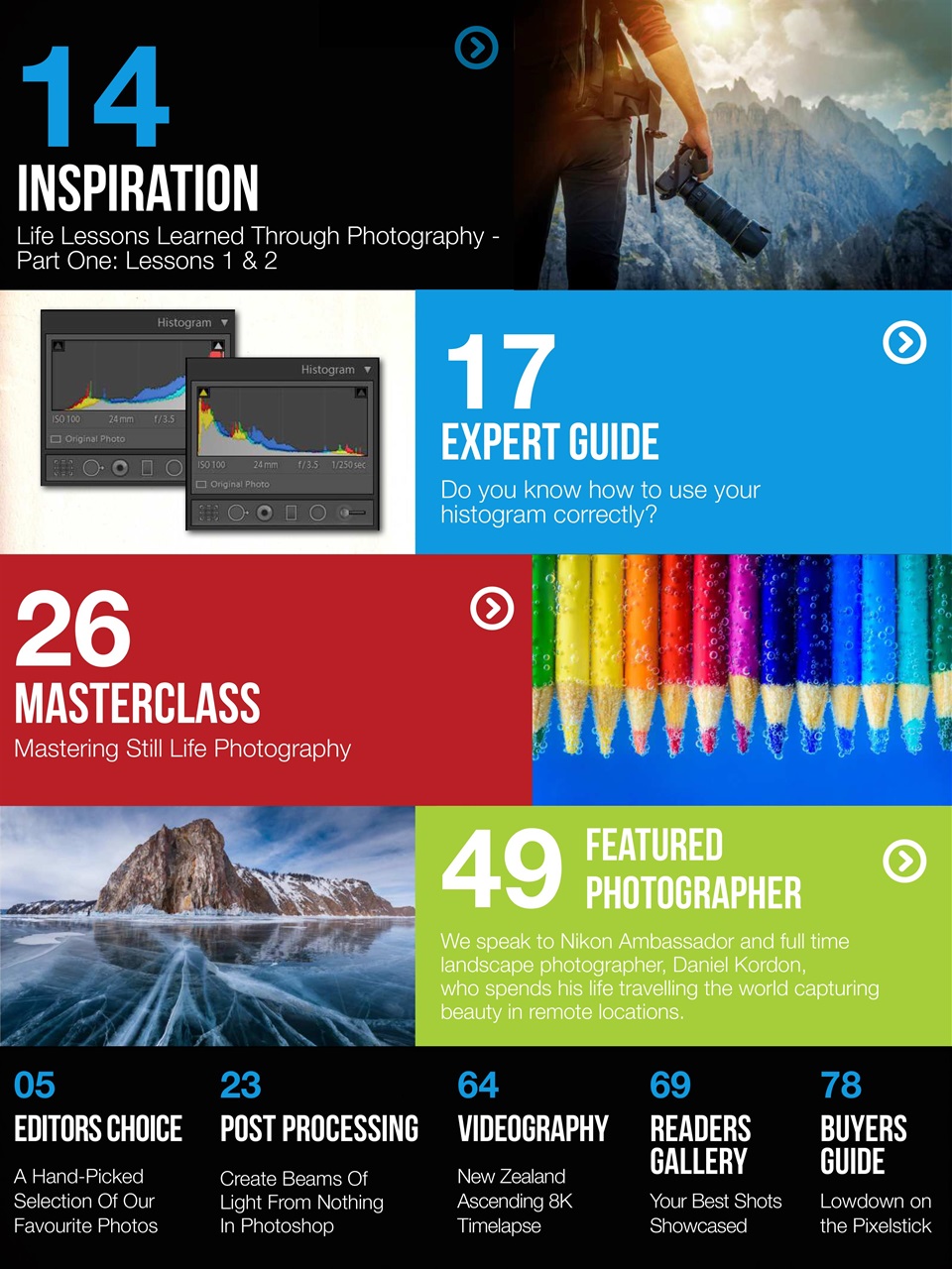 Photography Masterclass Magazine Preview Pages