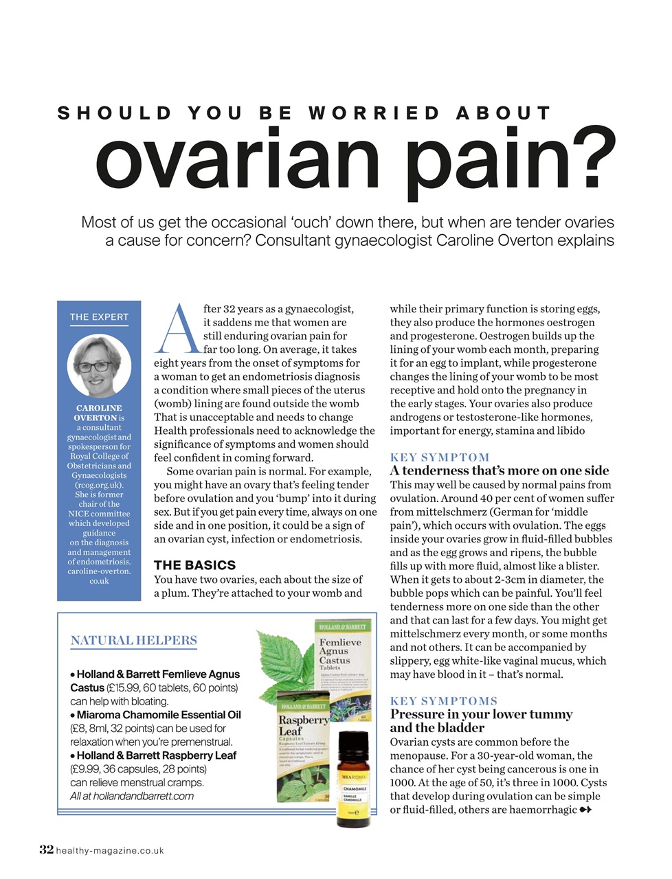 Healthy Magazine Preview Pages