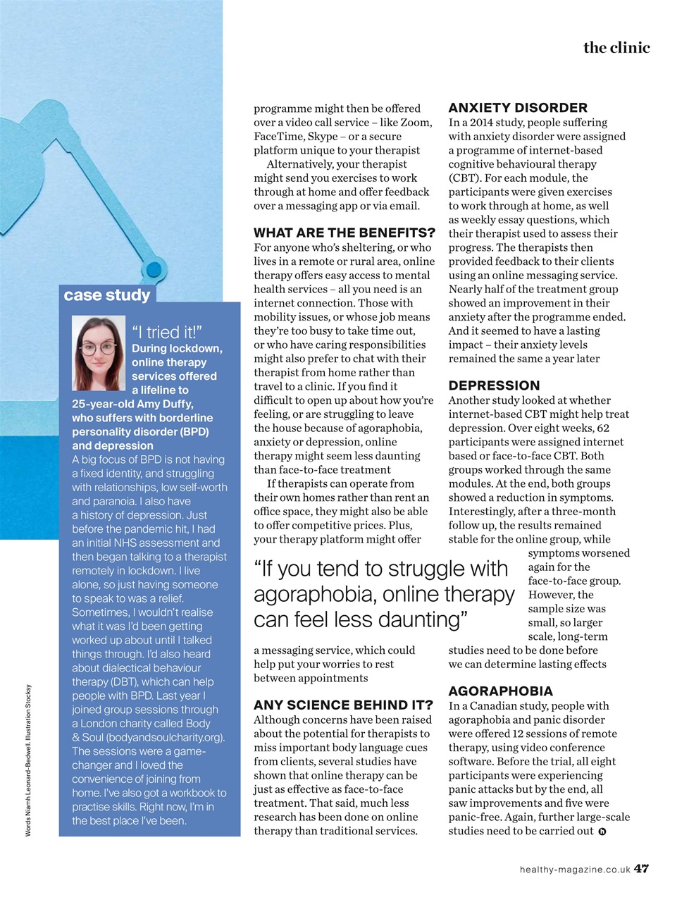 Healthy Magazine Preview Pages