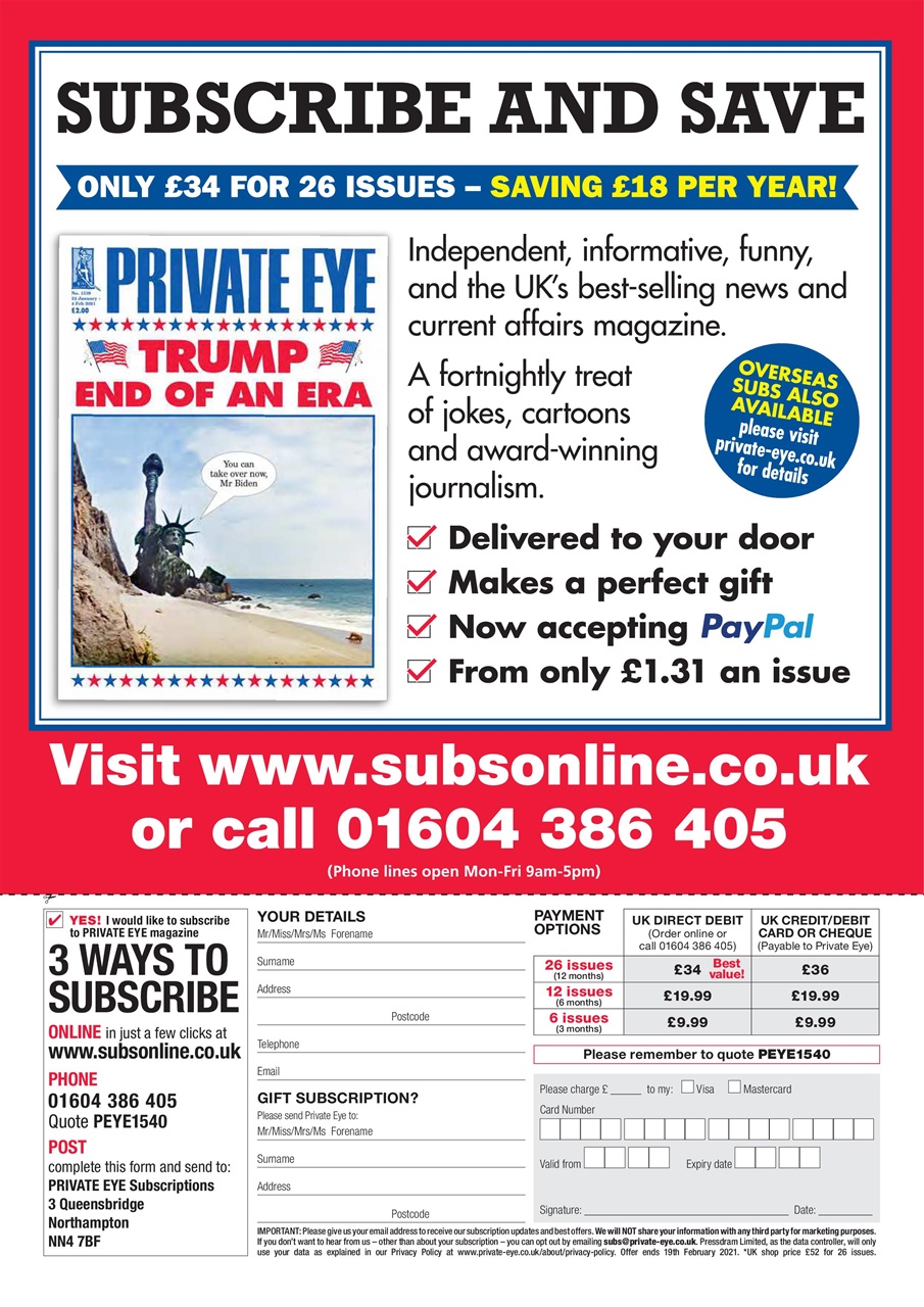 Private Eye Preview Pages