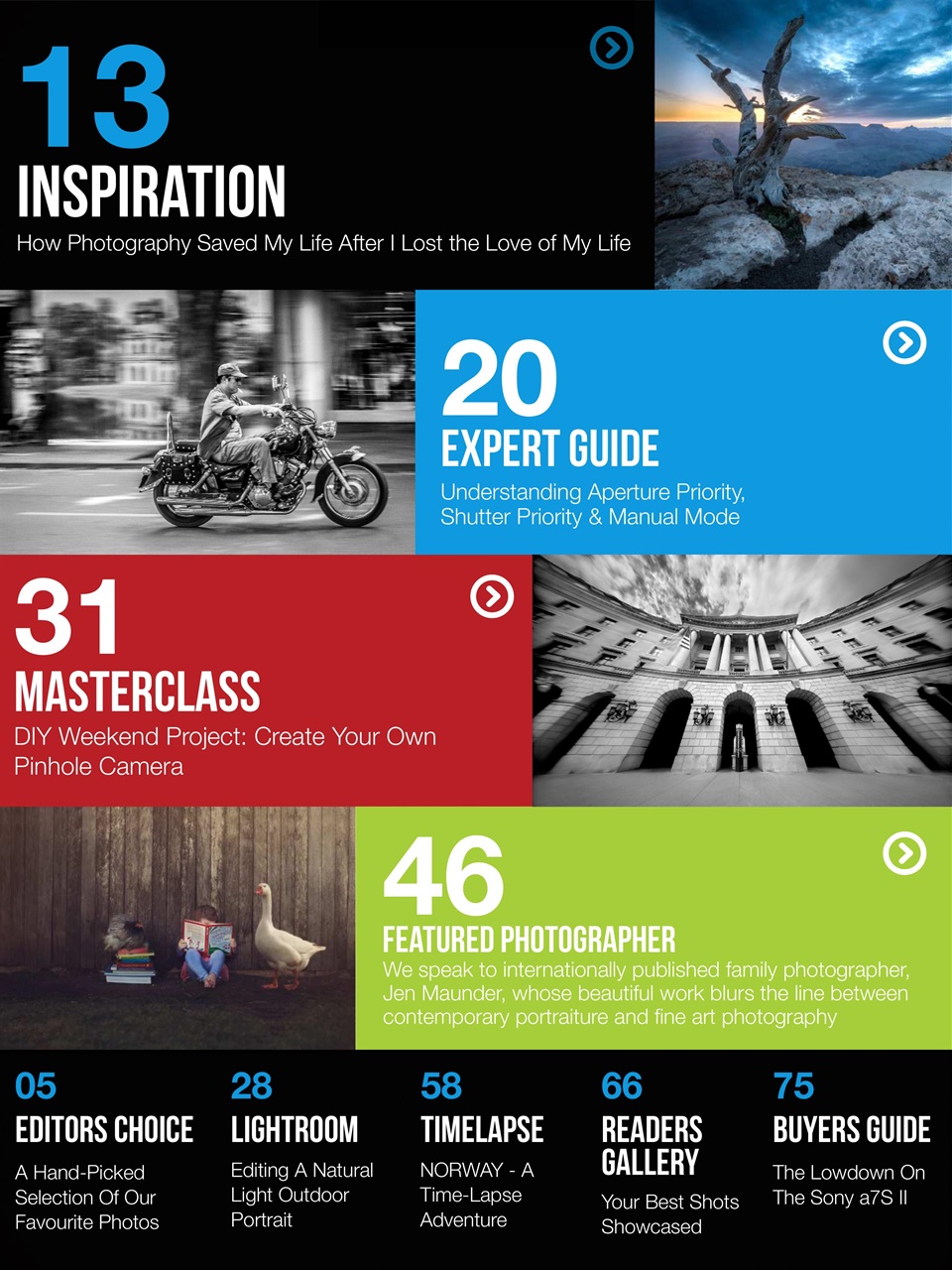 Photography Masterclass Magazine Preview Pages