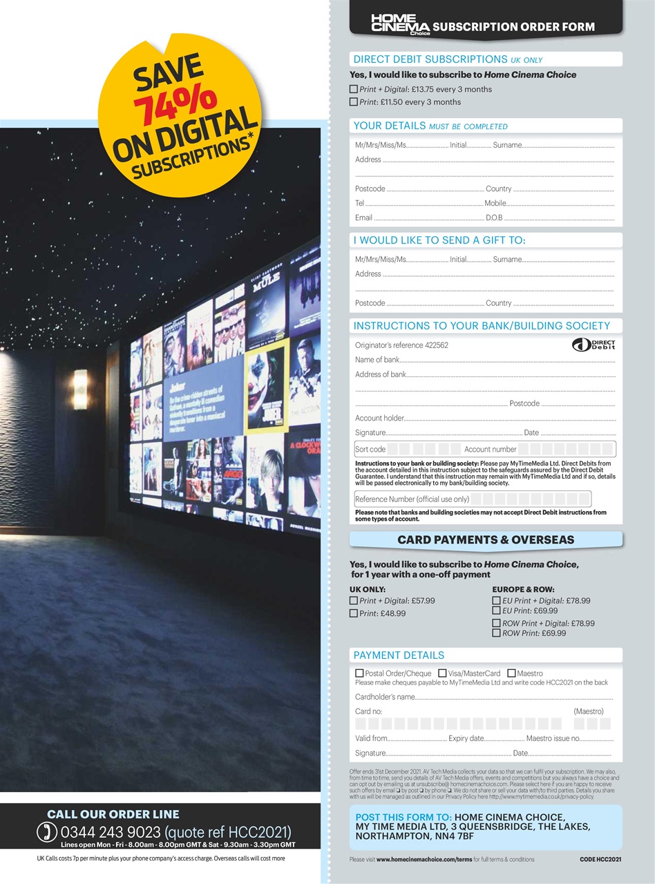 Home Cinema Choice Preview Pages