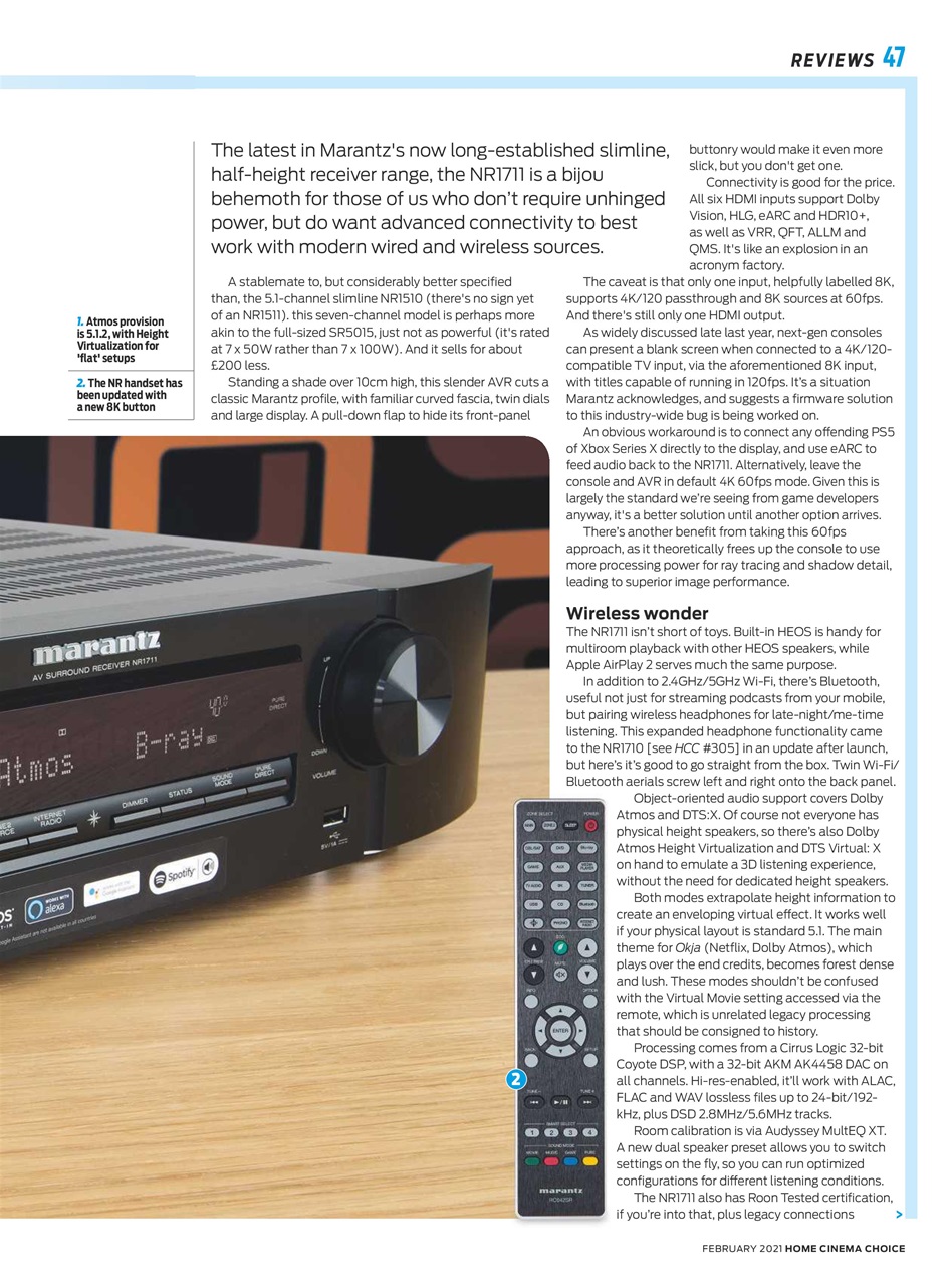 Home Cinema Choice Preview Pages