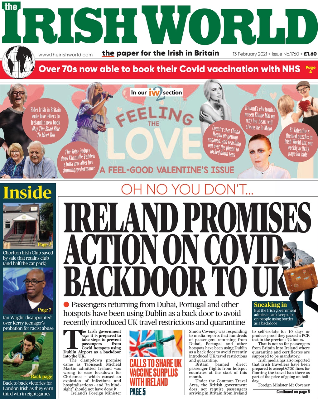 Irish World Preview Pages