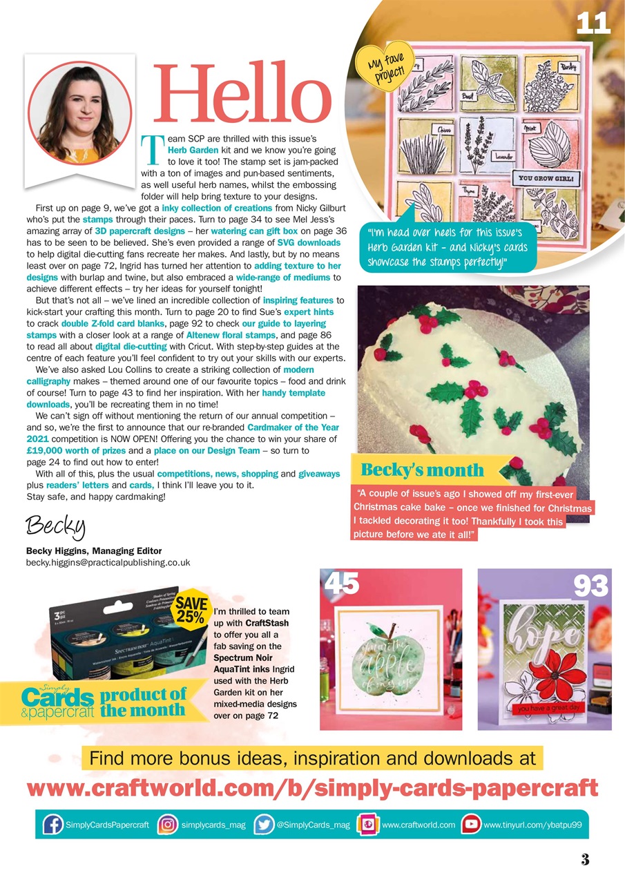 Simply Cards & Papercraft Preview Pages