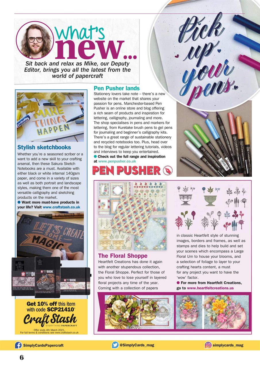 Simply Cards & Papercraft Preview Pages