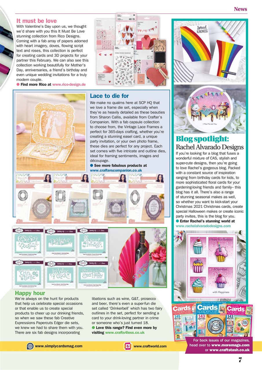 Simply Cards & Papercraft Preview Pages