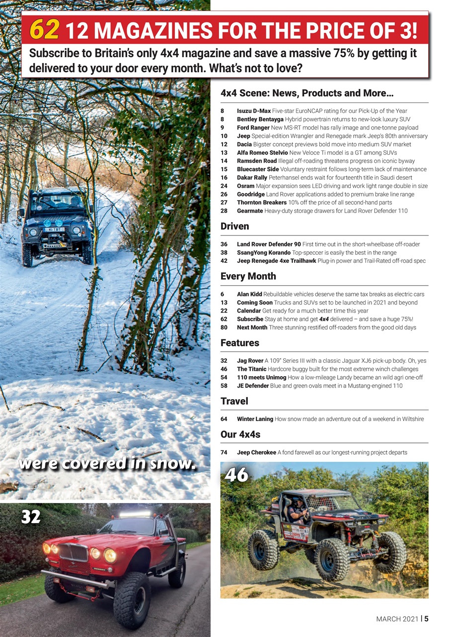 Overlander 4X4 Preview Pages