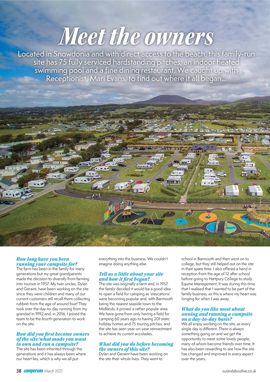 Campervan Preview Pages