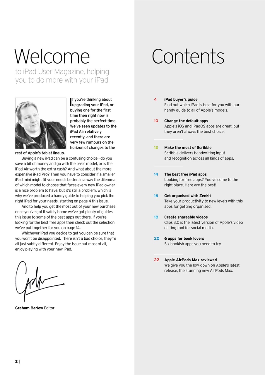 iPad User Preview Pages