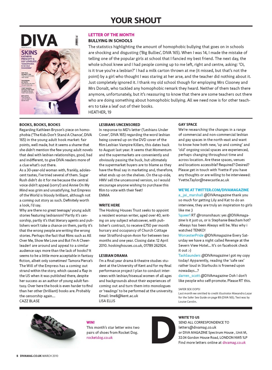 DIVA Magazine Preview Pages