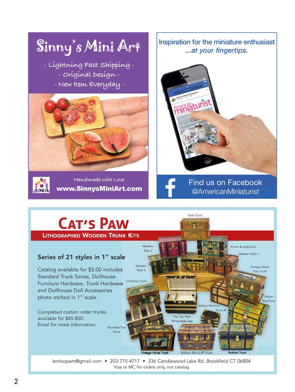 American Miniaturist Preview Pages