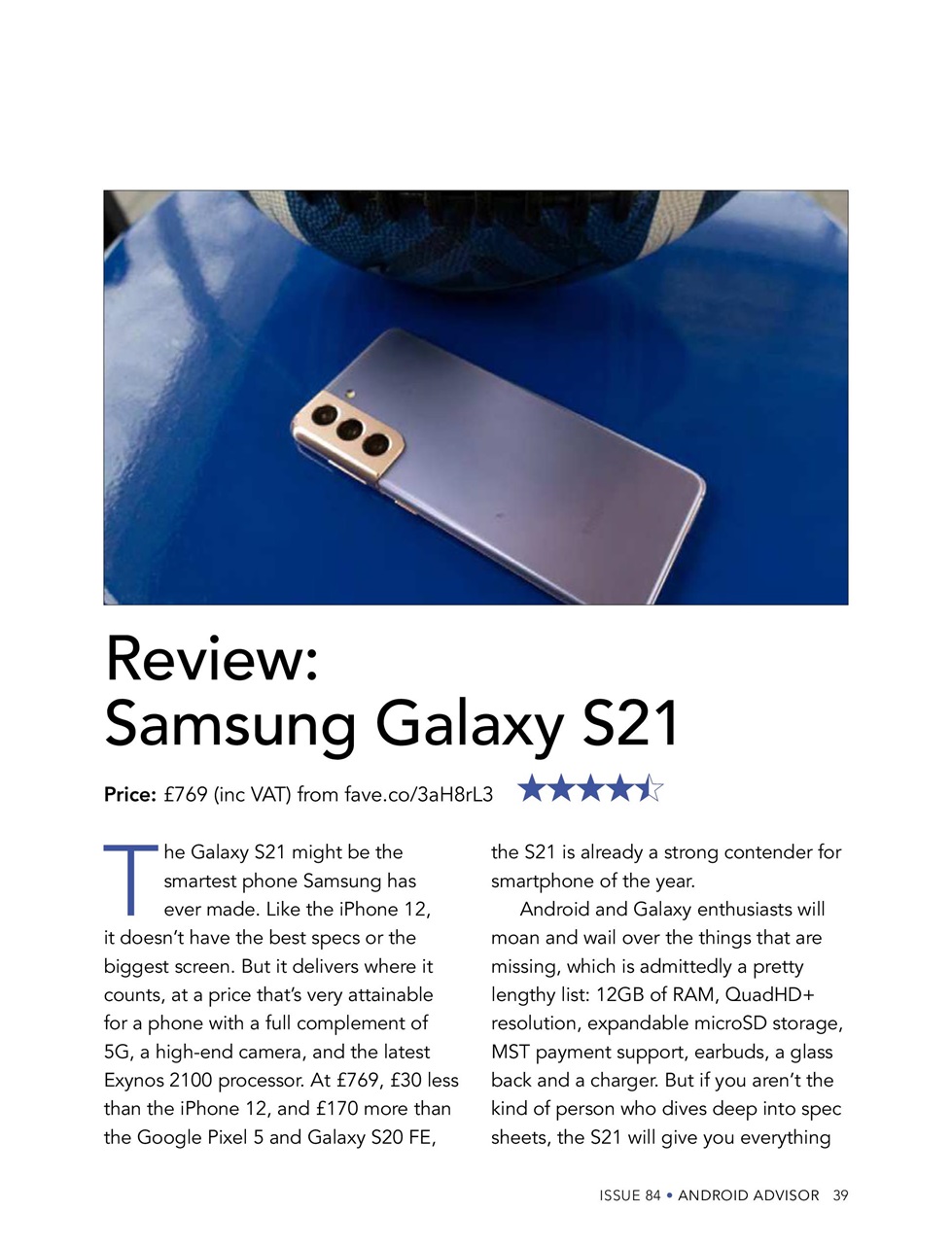 Android Advisor Preview Pages