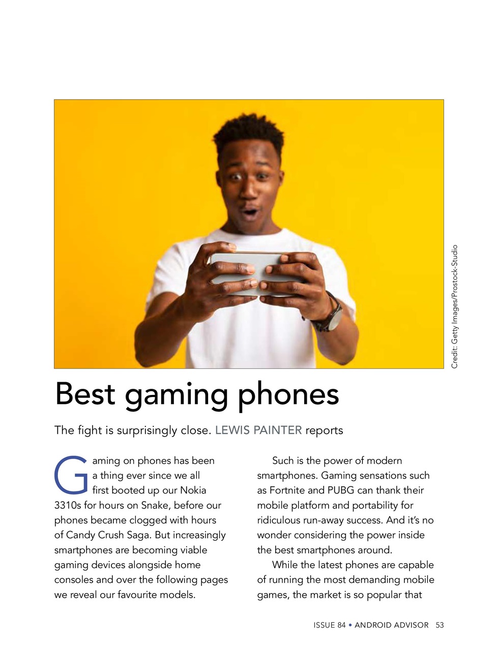 Android Advisor Preview Pages
