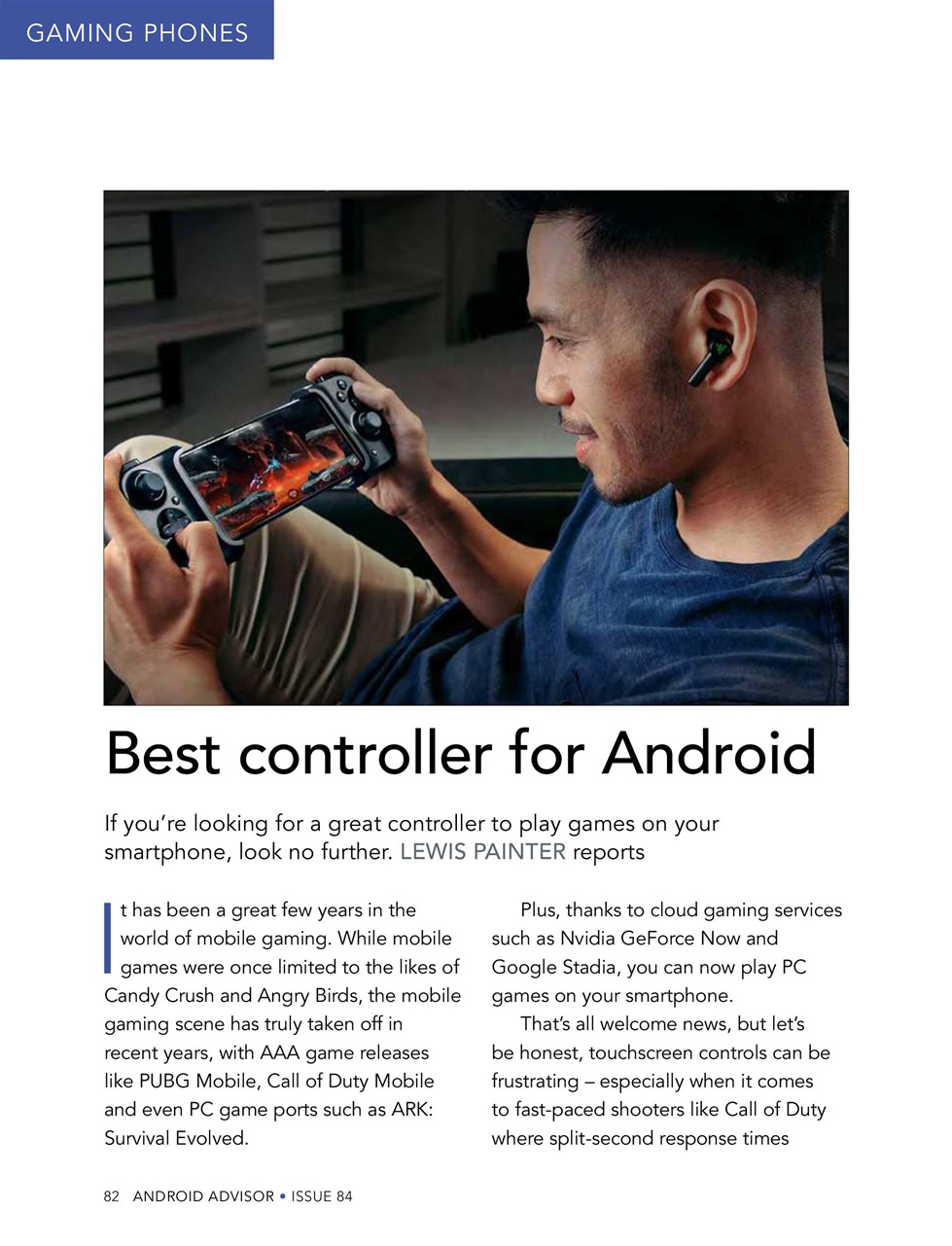 Android Advisor Preview Pages