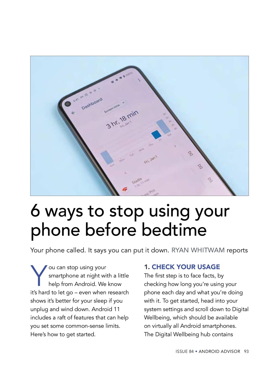 Android Advisor Preview Pages