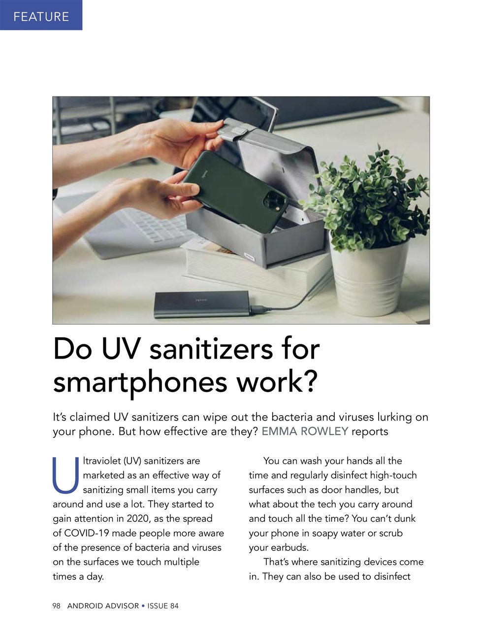 Android Advisor Preview Pages