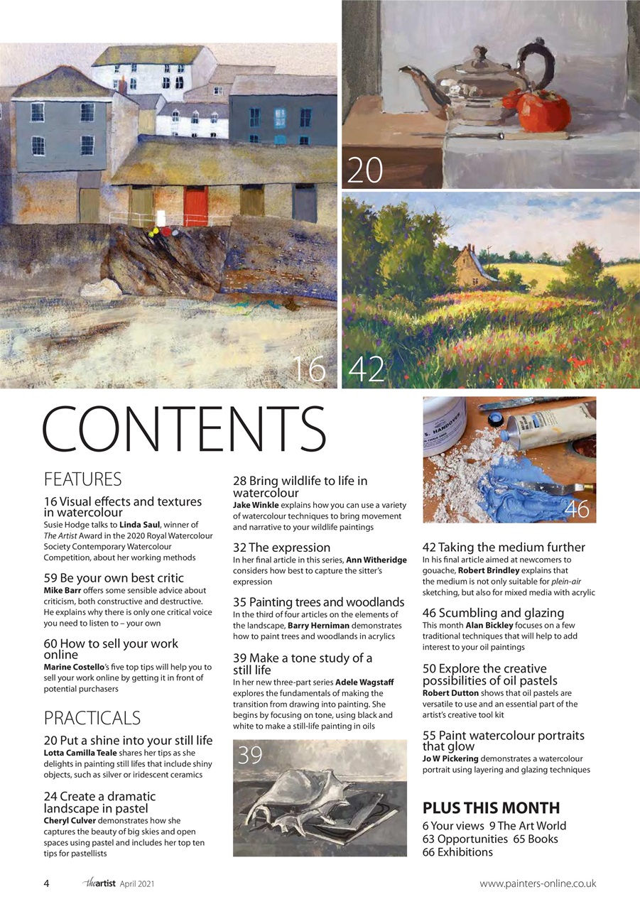The Artist Preview Pages