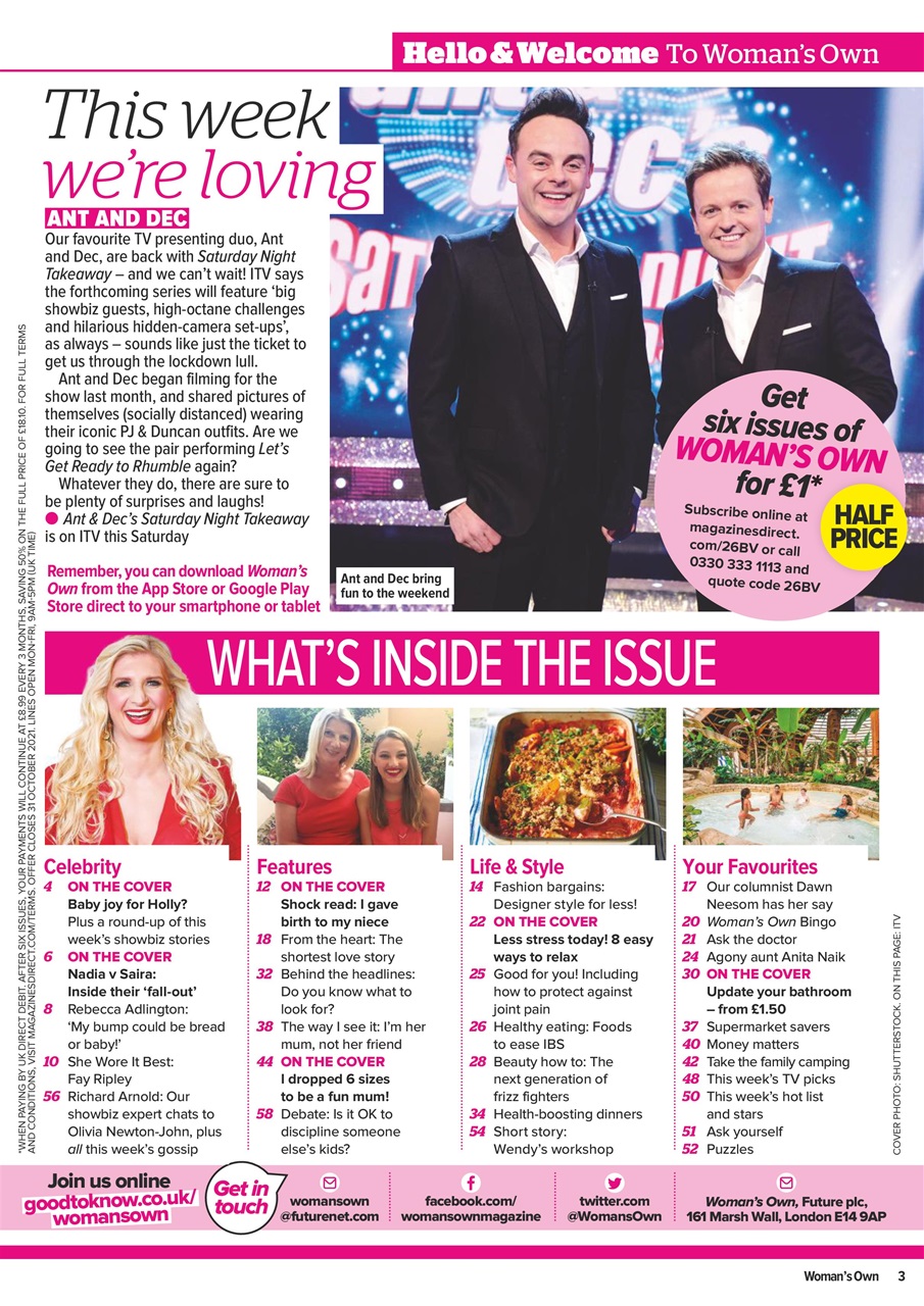 Woman's Own Preview Pages