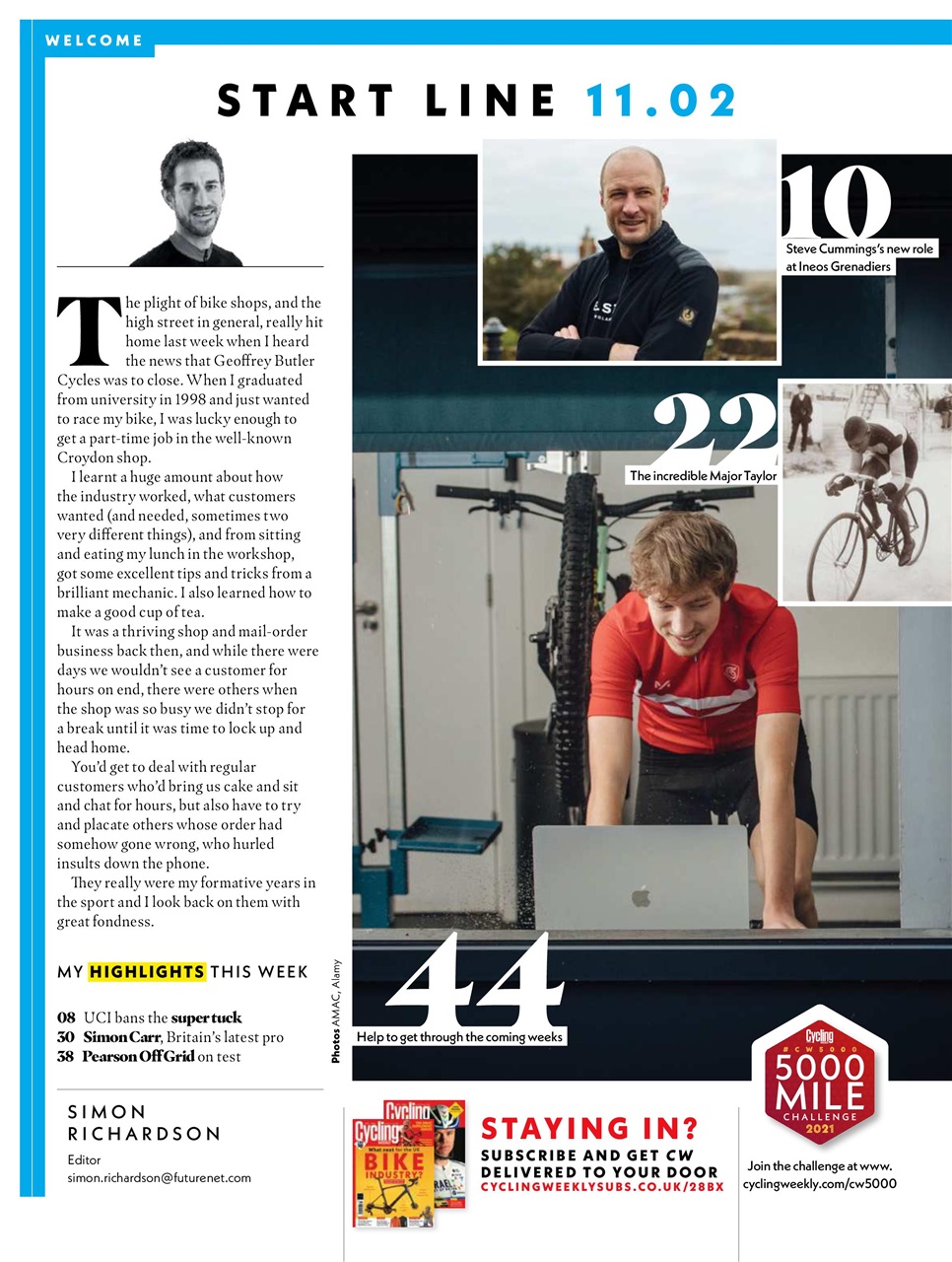 Cycling Weekly Preview Pages