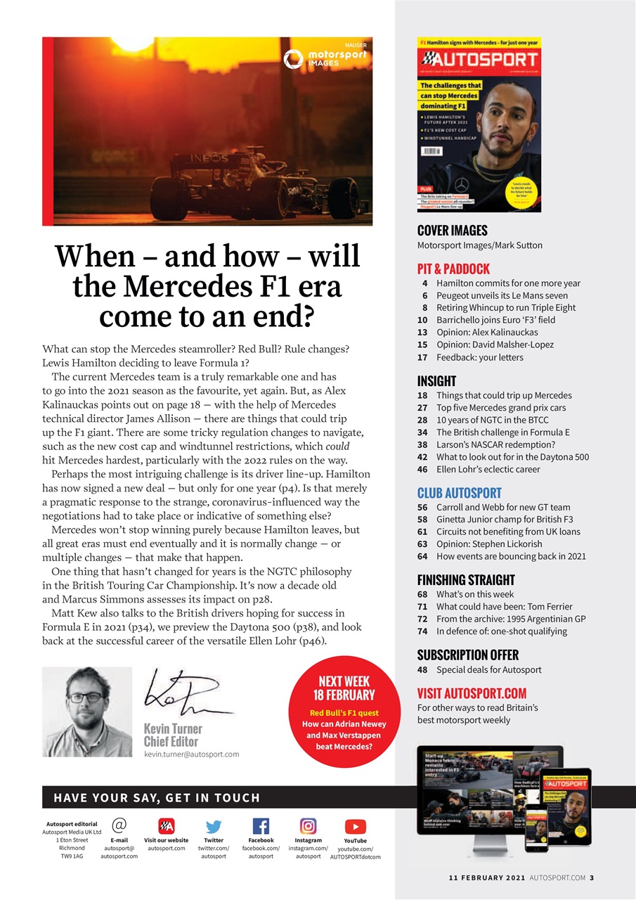 Autosport Preview Pages