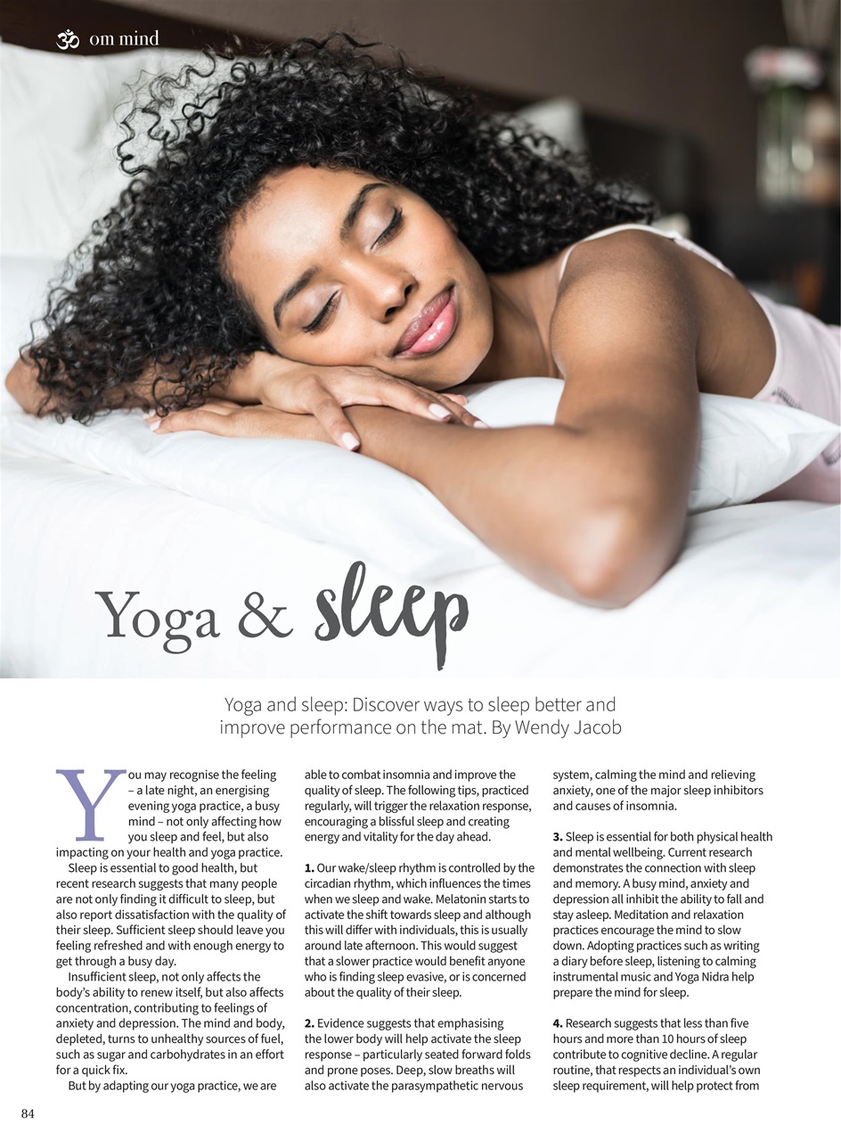 OM Yoga Magazine Preview Pages