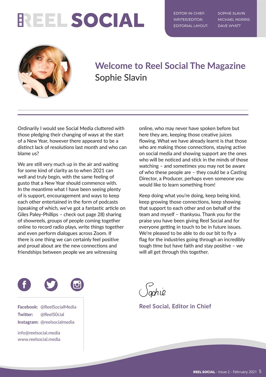 Reel Social Preview Pages