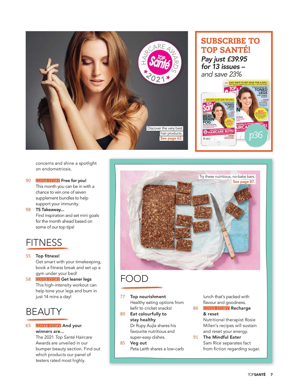 Top Sante Preview Pages