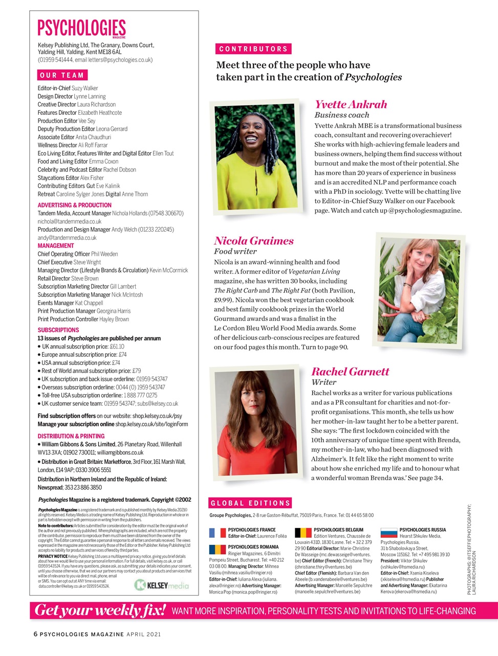 Psychologies Preview Pages