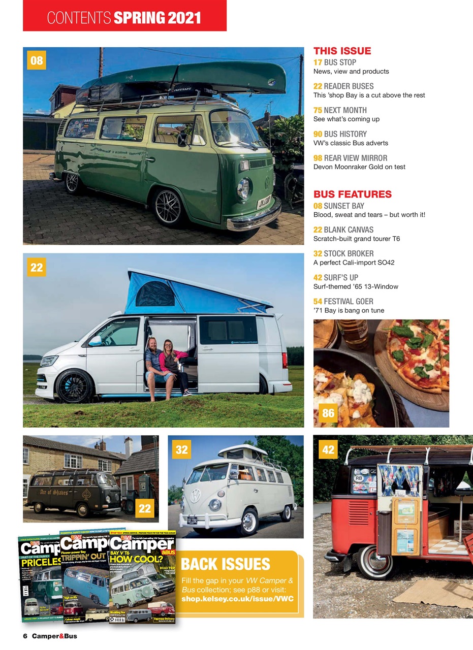 VW Camper Preview Pages