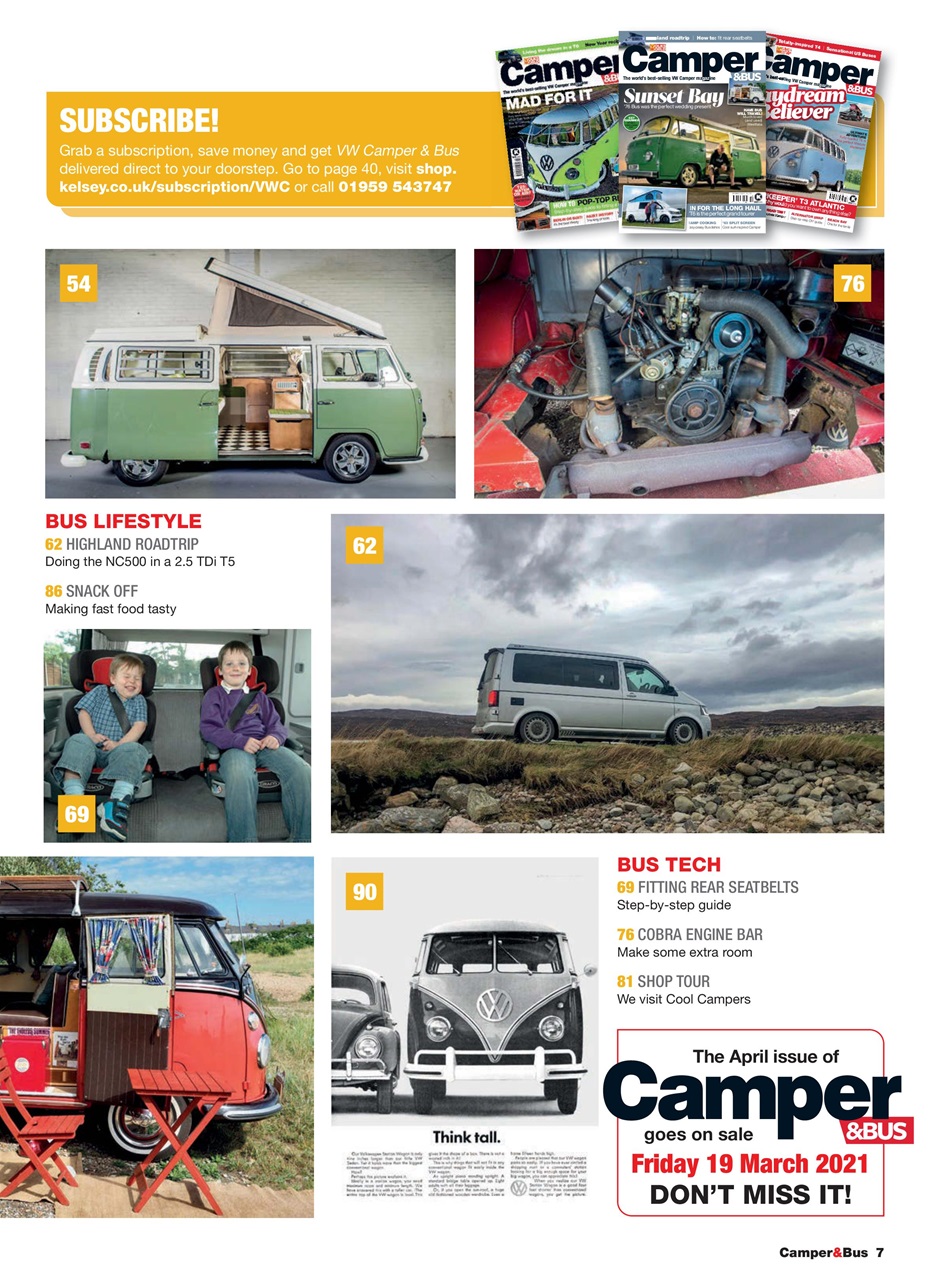 VW Camper Preview Pages