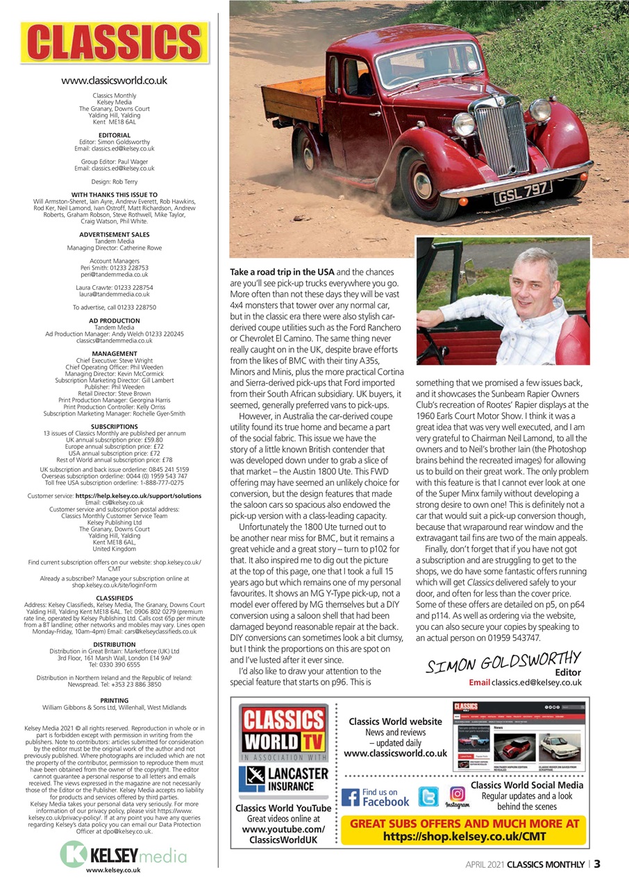 Classics World Preview Pages