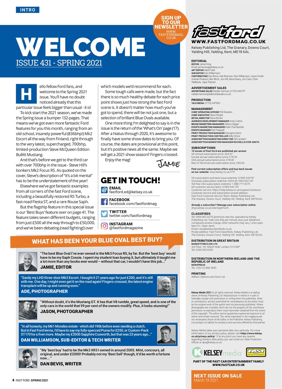 Fast Ford Preview Pages