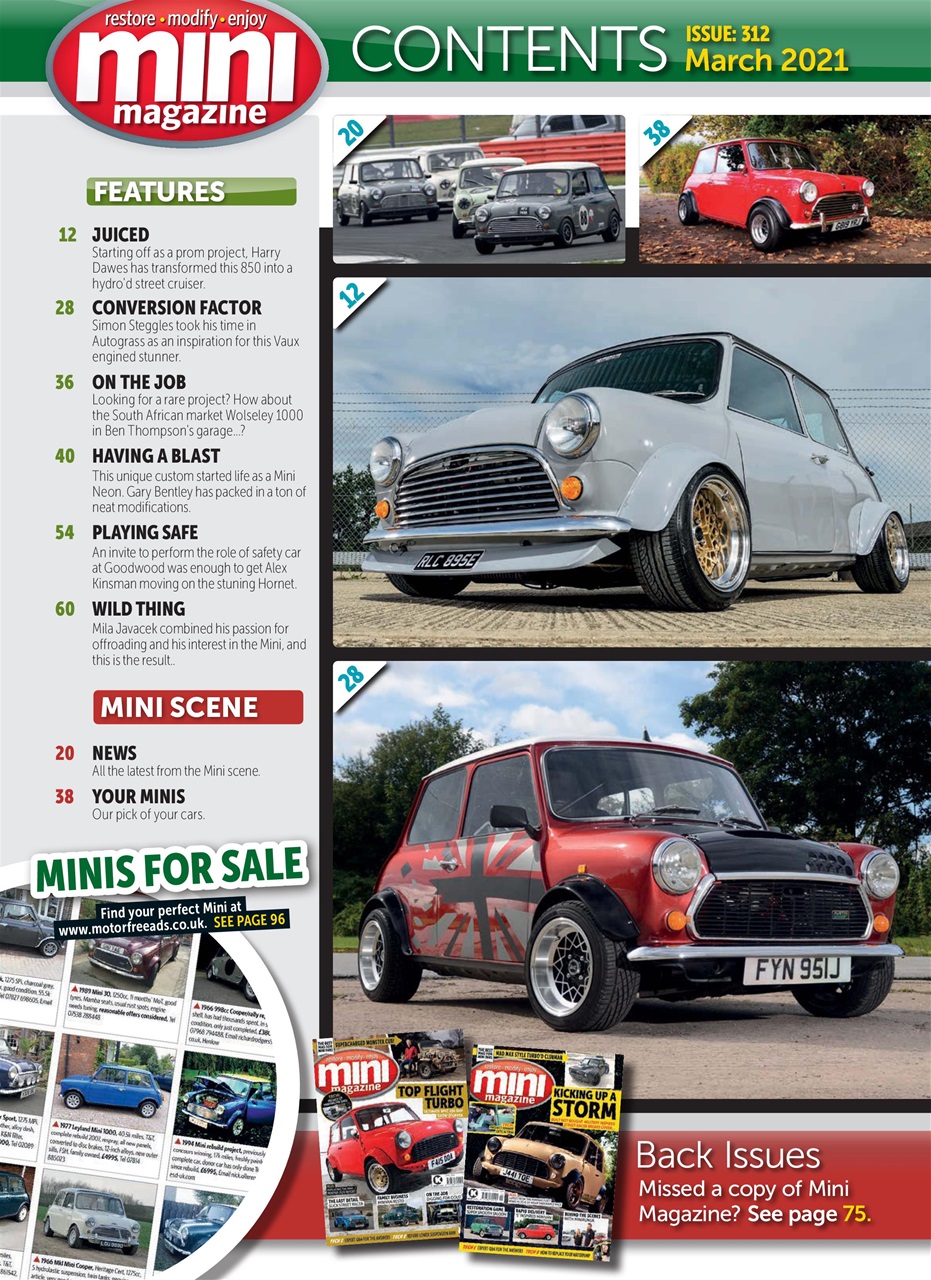 Mini Magazine Preview Pages