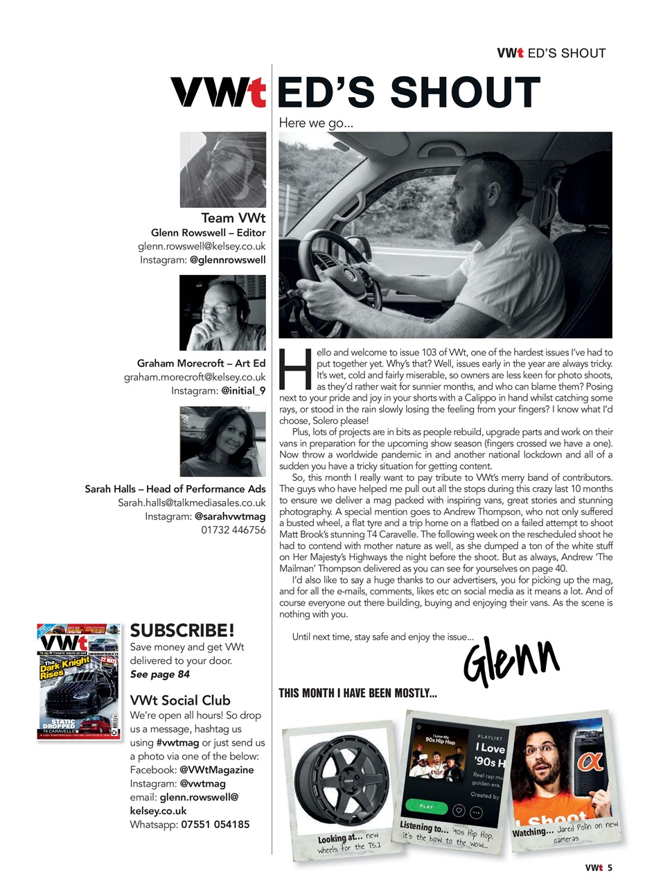 VWt Magazine Preview Pages