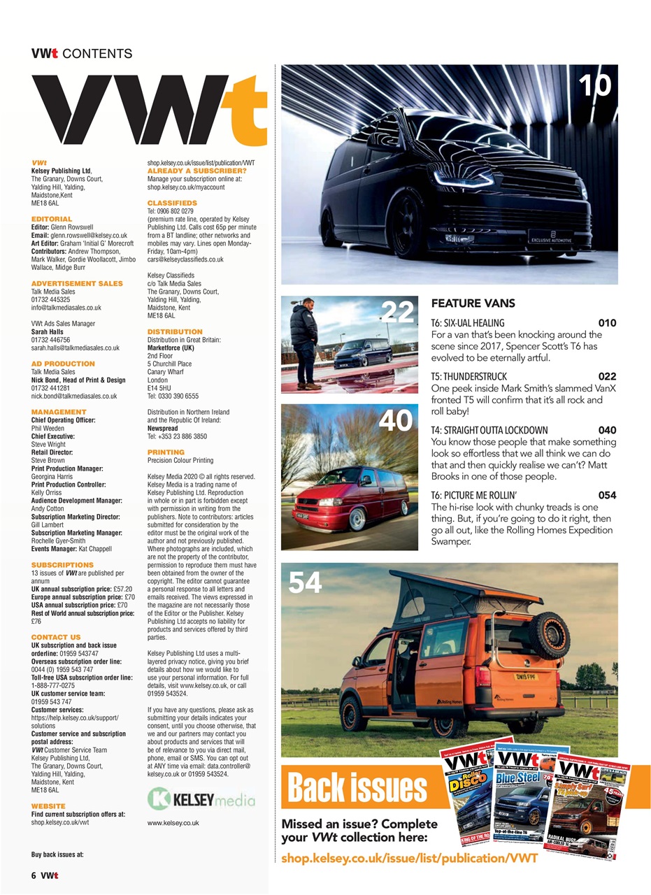 VWt Magazine Preview Pages